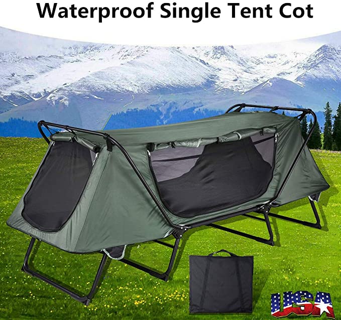 big times portable tent cot